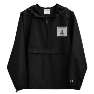 embroidered champion packable jacket