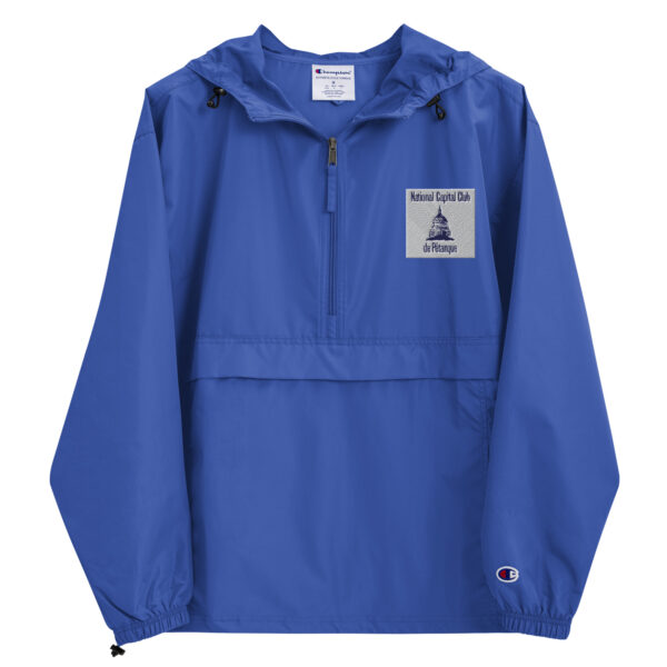 embroidered champion packable jacket