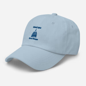 baseball cap light blue adjustable