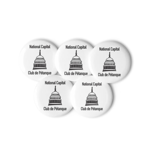 set of pin buttons