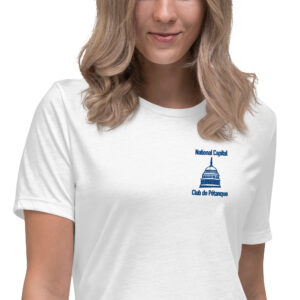 p11 women's relaxed t shirt white