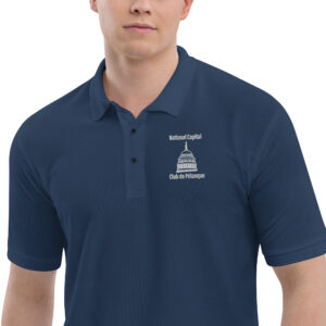 p04 men's premium polo logo#1