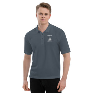 p04 men's premium polo logo#1