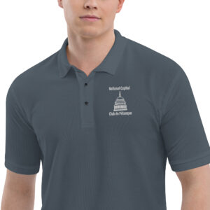 p04 men's premium polo logo#1